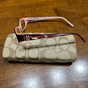 Coach Annabel 530 Burgundy Glasses